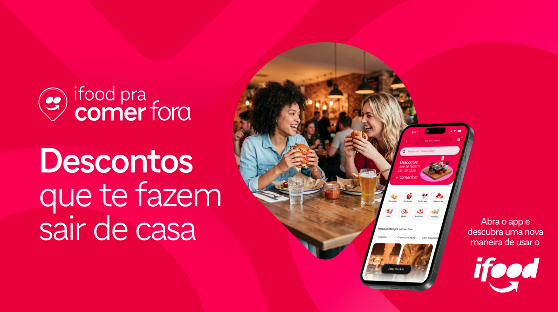 iFood pra Comer Fora — Descontos que te fazem sair de casa